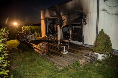 Welzheim: Moegliche Brandstiftung und Schaden in sechsstelligen Bereich